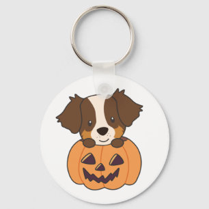 Australischer Schäferhund in Pumpkin Niedlich Happ Schlüsselanhänger