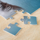 Australischer Schäferhund in roter Farbe Puzzle (Seite)