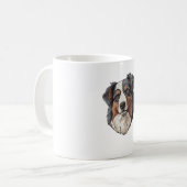 Australischer Schäferhund Kaffeetasse (Vorderseite Links)