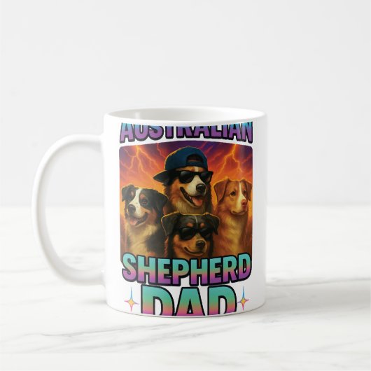 Australischer Schäferhund Kaffeetasse (Links)