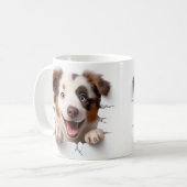 Australischer Schäferhund Kaffeetasse (Vorderseite Links)