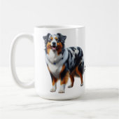 Australischer Schäferhund Kaffeetasse (Links)