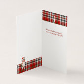 Australischer Schäferhund Kariert Holiday (Innenseite)