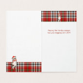 Australischer Schäferhund Kariert Holiday (Innenseite Aufgefaltet)