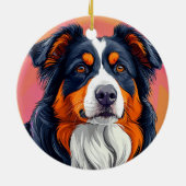 Australischer Schäferhund Keramik Ornament (Hinten)