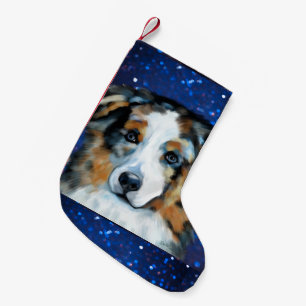 Australischer Schäferhund Kleiner Weihnachtsstrumpf