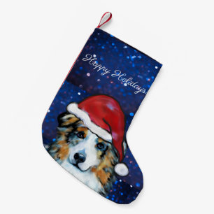 Australischer Schäferhund Kleiner Weihnachtsstrumpf