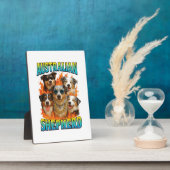 Australischer Schäferhund Kopie Fotoplatte (Seite)