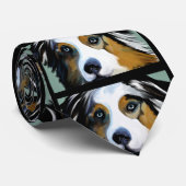 AUSTRALISCHER SCHÄFERHUND  KRAWATTE (Gerollt)