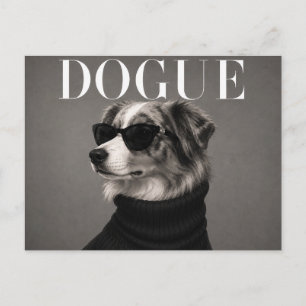 Australischer Schäferhund Luxus Couture Postkarte