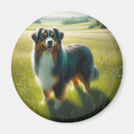 Australischer Schäferhund Magnet