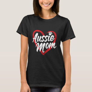 Australischer Schäferhund-Mama Lustiger Hundeliebh T-Shirt