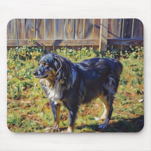 Australischer Schäferhund Merle Mousepad (Vorne)
