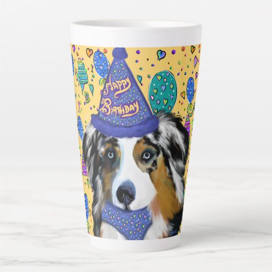 AUSTRALISCHER SCHÄFERHUND MILCHTASSE (Vorderseite)