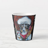 AUSTRALISCHER SCHÄFERHUND MILCHTASSE (Vorderseite)