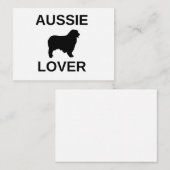 Australischer Schäferhund Mitteilungskarte (Vorne/Hinten)