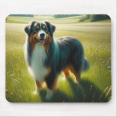 Australischer Schäferhund Mousepad (Vorne)