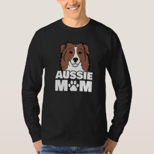 Australischer Schäferhund-Mutterhund-Pfote T-Shirt
