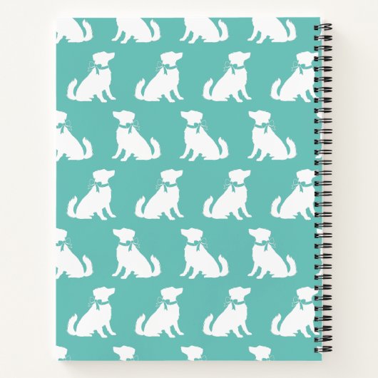 Australischer Schäferhund Notizblock (Rückseite)