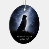 Australischer Schäferhund oder Aussie Weihnachtsfe Keramik Ornament (Rechts)