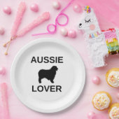 Australischer Schäferhund Pappteller (Party)