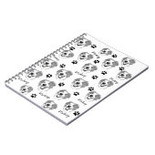 Australischer Schäferhund Personalisierte Hand Zei Notizblock (Linke Seite)