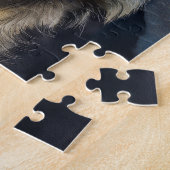 Australischer Schäferhund-Porträt Puzzle (Seite)