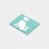 Australischer Schäferhund Post-it Klebezettel (angewinkelt)