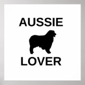 Australischer Schäferhund Poster (Vorne)