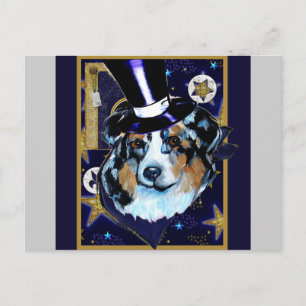 AUSTRALISCHER SCHÄFERHUND POSTKARTE