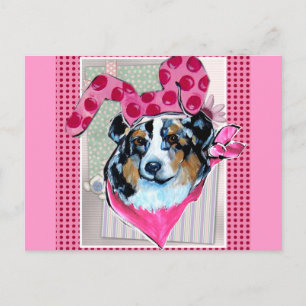 AUSTRALISCHER SCHÄFERHUND POSTKARTE