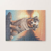 Australischer Schäferhund Puzzle (Horizontal)