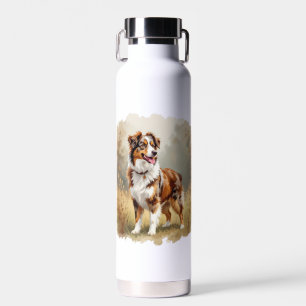Australischer Schäferhund Red Merle Aussie Trinkflasche