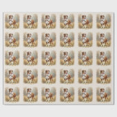 Australischer Schäferhund Rot Merle Aussie Geschenkpapier (Flach)