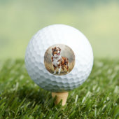 Australischer Schäferhund Rot Merle Aussie Golfball (Insitu T-Shirt)