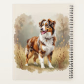 Australischer Schäferhund Rot Merle Aussie Planer (Rückseite)