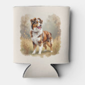 Australischer Schäferhund Roter Merle Aussie Dosenkühler (Vorderseite)