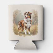Australischer Schäferhund Roter Merle Aussie Dosenkühler (Rückseite)
