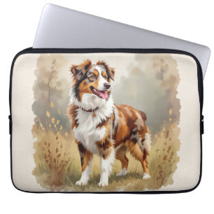 Australischer Schäferhund Roter Merle Aussie Laptopschutzhülle