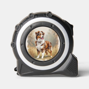 Australischer Schäferhund Roter Merle Aussie Maßband