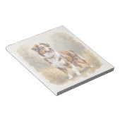 Australischer Schäferhund Roter Merle Aussie Notizblock (angewinkelt)
