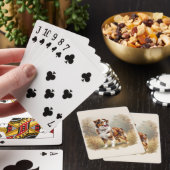 Australischer Schäferhund Roter Merle Aussie Spielkarten (In Situ)
