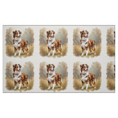 Australischer Schäferhund Roter Merle Aussie Stoff (Fat Quarter (45,7 x 55,9 cm))