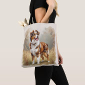 Australischer Schäferhund Roter Merle Aussie Tasche (Von Nahem)