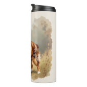 Australischer Schäferhund Roter Merle Aussie Thermosbecher (Nach rechts gedreht)