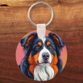 Australischer Schäferhund Schlüsselanhänger (Vorderseite)