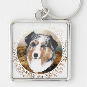 Australischer Schäferhund Schlüsselanhänger