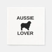 Australischer Schäferhund Serviette (Vorderseite)