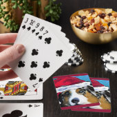 Australischer Schäferhund Spielkarten (In Situ)