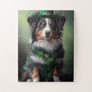 Australischer Schäferhund St. Patrick Puzzle